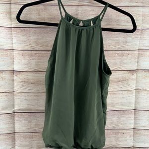 Express Dark Green Tank Top